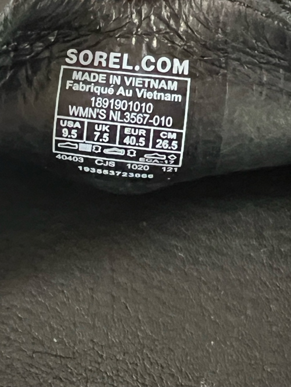 SOREL Sandals Black Kinetic Impact Platform Wedge Womens Size 9.5 NL4962-010 - Picture 11 of 12